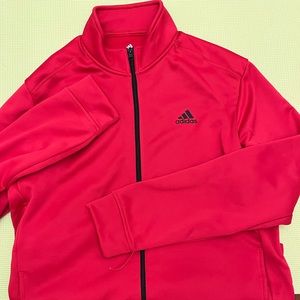 Brand New Adidas Red Golf Jacket